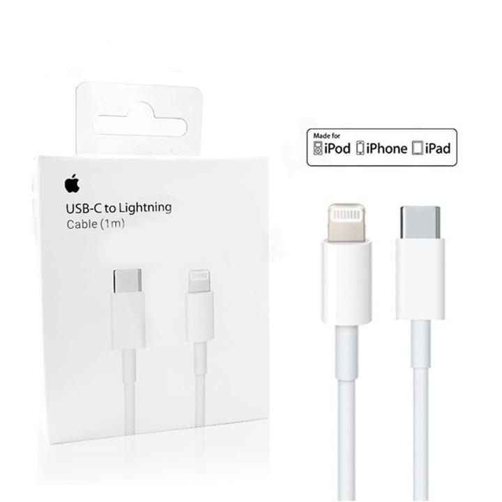 Genuine Apple Original Type C to Lightning Cable MFI Certified OEM (1 m)-White