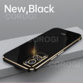 For Vivo X60 Pro Cover Fashion Shiny Plating Square Bumper Slim Phone Case Soft TPU Silicone Shockproof Protective Back Cover. 