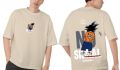 Dragon Ball Z Goku Printed T Shirt Cotton O Neck Half Sleeves O Neck T Shirt For Men & Boys. 