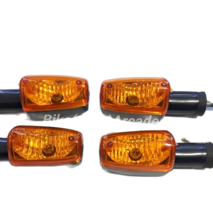 Pack of 4 Full flexible bike indicator unbreakable flasher DSLR design NEW MODEL indicator special Quality flexible