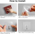 Wall Hooks Heavy Duty Hooks for Hanging 10KG (Max) Magic Stickers Hooks Seamless Transparent Adhesive Hooks for Hanging Keys Coats Hat (1,3,5,10 Pcs). 