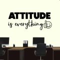 Attitude is Everything Quote Office Wall Stickers | Motivational workplace Quote Wall Decals, Inspirational Quotes Wall Decals Stickers Gift. 