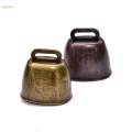 2x Retro Style Pasture Bell Premium Cow Bell Loudly Ringing Small Loud Bells Metal Cowbells for Livestock Sheep Cow Pet Accessories. 