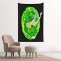 Tapestry Anime Funny Middle Finger Hippie Macrame Wall Hanging Banner Blanket Carpets For Teen Boys Bedroom Room Home Deco. 