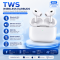 Premium TWS Wireless Earpods 2nd Gen - Bluetooth Earbuds with Active Noise Cancelling - White Stereo Handsfree. 