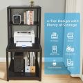 Printer Stand with Storage Shelf, 49.2 inch Large Tall 4 Tier Printer Table for Home Office Organization Space Saving Desk Rack for Printer Computer CPU Shredder. 