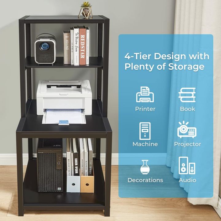 Printer%20Stand%20with%20Storage%20Shelf,%2049.2%20inch%20Large%20Tall%204%20Tier%20Printer%20Table%20for%20Home%20Office%20Organization%20Space%20Saving%20Desk%20Rack%20for%20Printer%20Computer%20CPU%20Shredder%20-%20Image%205