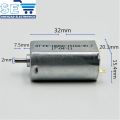 2PCS FF-180-Motor DC 2.4V-7.4V High Speed Mini 20mm Metal Brush Motor For Electric Shaver Toy Car Boat Fan. 