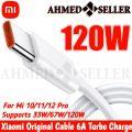Xiaomi Original Type C Turbo Fast Charging Cable Durable USB Cable for Mi 12s Ultra 12 11 Poco F3 Redmi Note 10 K40. 