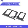 Samsung J7 Prime Tray Sim Jacket Sim Slot Sim Door For Galaxy J7 Prime - Black. 