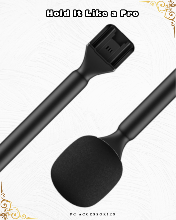 Wireless Microphone Handheld Grip Mount Adapter – Universal Mic Handle ...