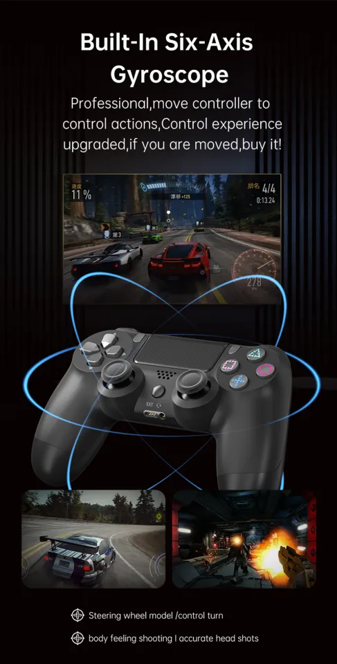 Premium】 DualShock Wireless PS4 Controller Bluetooth