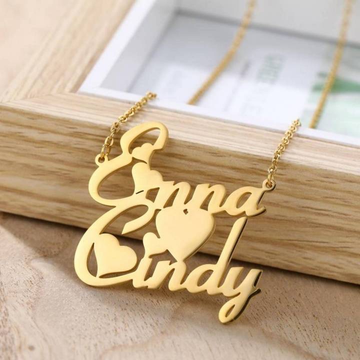The Jewel Lodge Customize Necklace, Customize Name Necklace, Custom Name Locket, For Girls & Boys (PERFECT GIFT TO SEND YOUR WIFE , FIANCE, HUSBAND, FATHER , OR ANY ONE)