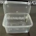 Pack of 15 150ml Plastic  Disposable Small Container with Lid. 