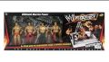 4 WWE Fighters Action Figure Combo,Rock,Batista,Rey Mysterio, and Brock Lesnar with States and Chairs. 