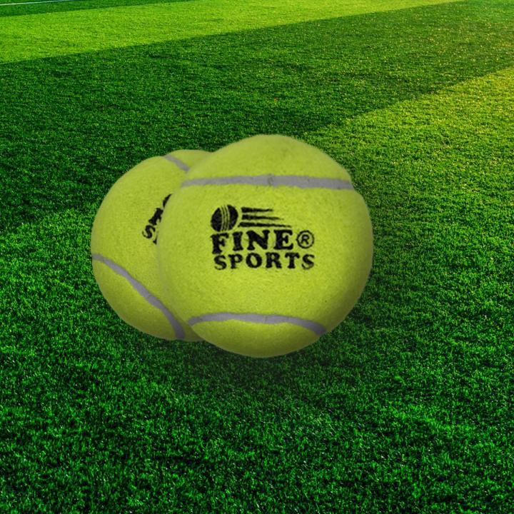 1 Fine Sports High Quality Tennis Rubber Ball For Street Cricket
