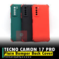 Tecno Camon 17 Pro Back Cover Multicolour Soft Plain Bumper Camera Protection Cover For Tecno Camon 17 Pro. 