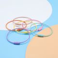 St.kunkka 10pcs/Pack Colorful Stainless Steel KeyChain Wire Keyrings For DIY Jewelry Making Supplies. 