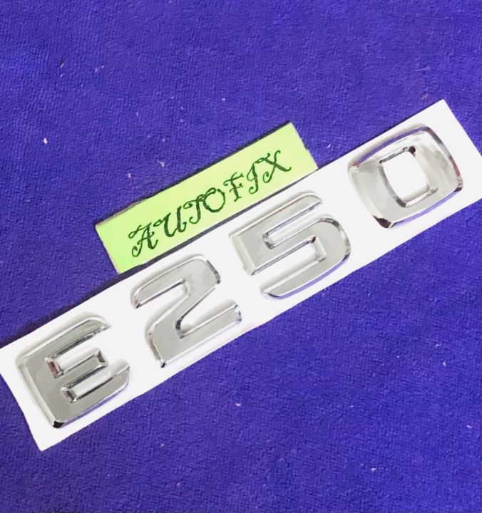 Mercedes E250 chrome plastic rear Emblem 01 pc