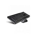 A4TECH 6100F - Wireless Keyboard & Mouse Set - Black - ( A-E ). 