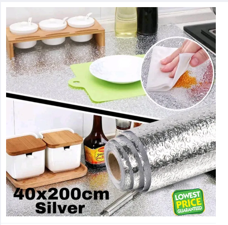 Self Adhesive Aluminium Foil Sticker Roll for Kitchen