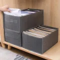 Organisers Foldable Warderobe Storage Organiser, Drawer with Dividers Closet Box for Clothes, Jeans, Underwear, Bra, Sock, Ties, T-shirt, Belt, Makeup. 