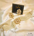 Rawayat Jewellery - Best Pearl Choker Set / Necklace / Nath /Earring For Girls & Womens for Parties & Wedding. 