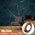 50 Meter Golden Tape - Ceramic Tile Gap Sealing Tape - Wall Decoration Tape Floor Tile Tape. 