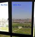 silver tintt glass film / black tintted glass paper / heat protection film / window paper. 