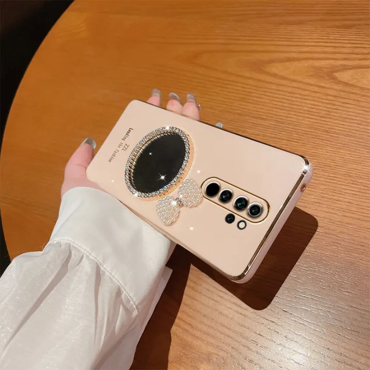 For%20Xiaomi%20Redmi%209%20Back%20Cover%20+%20Bowknot%20Makeup%20Mirror%20Fashion%20Shiny%20Plating%20Square%20Bumper%20Bling%20Girls%20Phone%20Case%20Soft%20TPU%20Silicone%20Shockproof%20Back%20Cover%20-%20Image%205