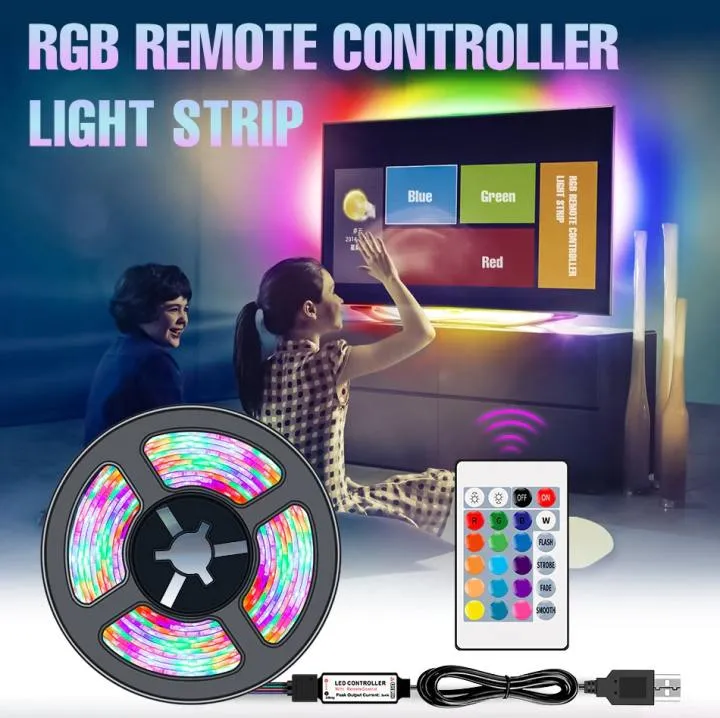 Waterproof Remote Control Colour Changing Led Strip Light Complete Kit ...