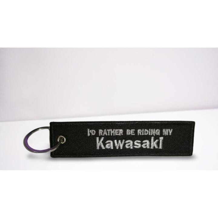 Kawasaki Keychain Key Ring for sports Car Motorcycles Bike Biker Key Chain Bag Phone Chain Accessories Gifts both side