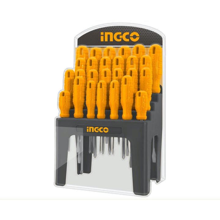 INGCO 26PCS Screwdriver Set – CR-V Blades, Slotted, Phillips, Torx ...