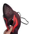 Japanese Kabuki Kitsune Fox Mask PU Unpainted Masquerade Masks DIY Animal Unpainted Craft Mask for Cosplay Costume Accessory. 