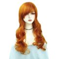 One Piece Wig Anime Two Years Later Nami COS Long Curly Hair Orange Big Waves Wig. 