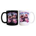 New Cute Moo Deng Mug 350ml Cartoon Hippo Pattern Coffee Cup Black White Ceramic Household Drinkware for Tea Milk. 