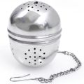 Stainless Steel Mesh Tea Ball Strainer Filter Infuser Chain Style. 