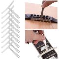9Pcs Understring Radius Gauge + String Action Ruler Gauge Tool + Guitar Bridge Saddle Nut Files Set Guitar Repair Tool Accessories. 