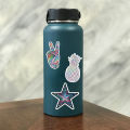 50Pcs/Bag Beverage Stickers Water-proof Cute Pink Blue PVC Vinyl Sticker for Skateboard. 