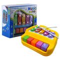 Music Zone Xylophone & Piano - Musical Toy For Kids - 5 Keys - Multi Color. 