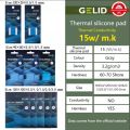 Gelid GP-ULTIMATE 90X50X 0.5mm High Performance Thermal pads CPU/GPU Graphics Card Motherboard.. 