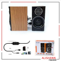 Computer Speaker wirh Heavy Bass. Multimedia FT-2031 Speakers. High Quality. Clear Sound. Woofer Speaker for Computer , Laptop , LCD , USB and LED. 
