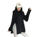 Side Button Long T-Shirt O-Neck for Women, Stylish and Comfortable. 