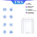 New i7s tws Bluetooth Headphones Red Pink wireless earphones Sports earbuds Headset With Mic for iphone huawei xiaomi samsung. 