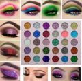 30 Colors Glitter Eyeshadow Palette High Quality Glitter Eyeshadow Palette for Makeup. 