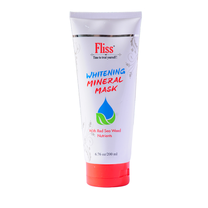 Fliss Whitening Mineral Mask – Deep Pore Cleansing & Oil Control | Dead Sea Minerals | 100ml / 200ml / 500ml