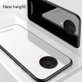 Biruiqu For Xiaomi Pocophone F2 Pro Poco F2 Pro Shockproof Tempered Glass Back Soft Silicone Edge Black Case Cover Casing. 