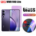 3 in 1 Vivo V40 Lite Shockproof Phone Case for Vivo V40Lite Anti-blue Ray Tempered Glass and Lens Film. 
