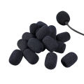 10PCS Microphone Windscreen Sponge Cover Headset Mic Foam Cover Protective Cap for Gooseneck Meeting Mic. 