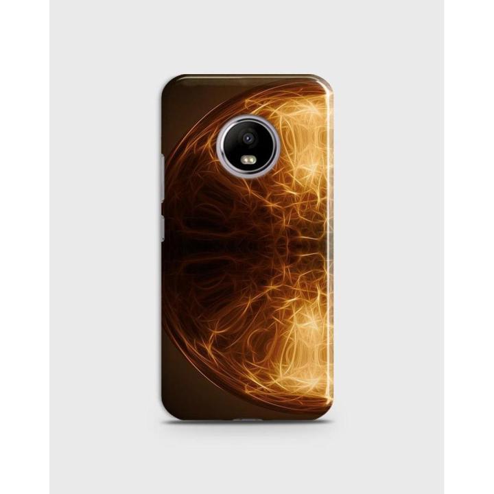 Moto E4 Case Cover 3d Hard- Motorola Moto   Gold Style - 1cover2431